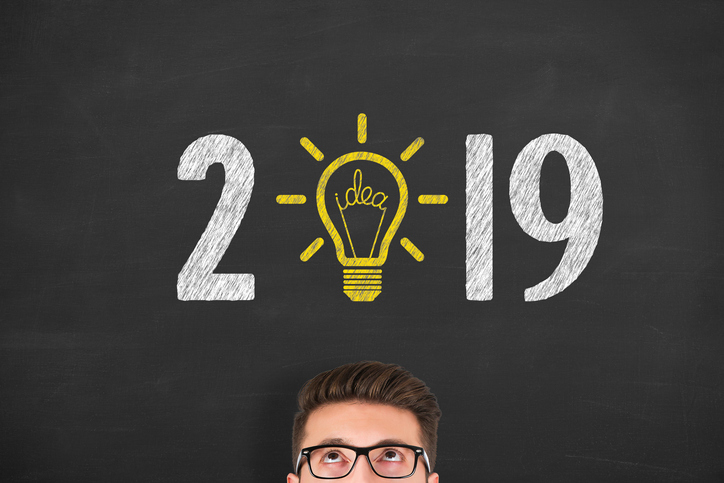 New Year 2019 Idea Concepts